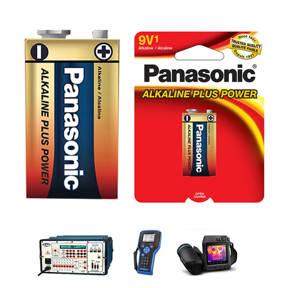 24 Lot Super Heavy Duty Panasonic Battery 9 Volt Carbon Zinc Batteries Wholesale