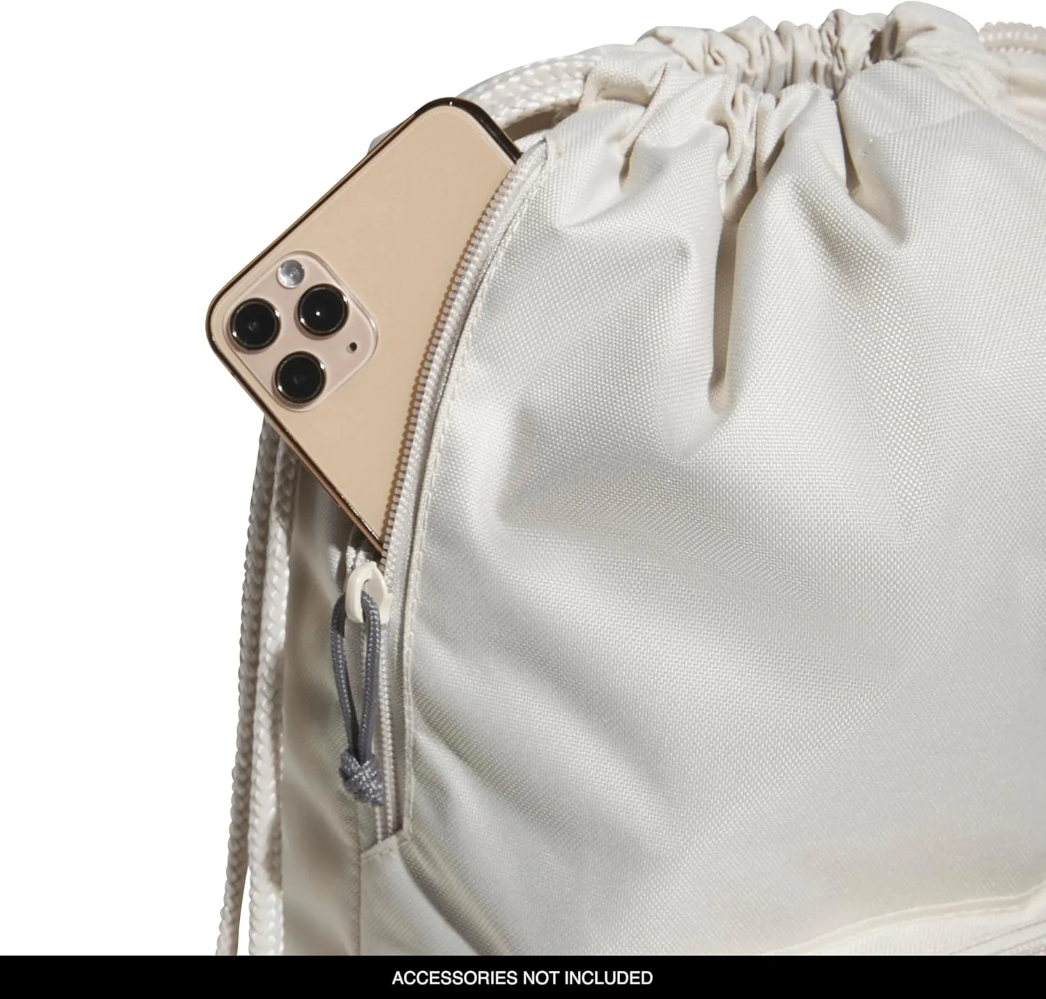 adidas Classic 3S 2.0 Sackpack, Alumina Beige/Grey Four, One Size
