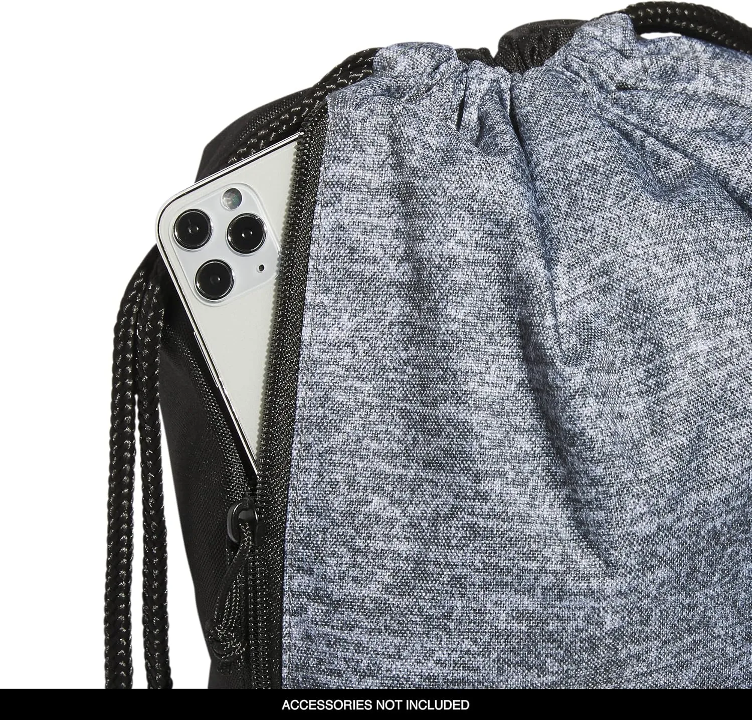 adidas Classic 3S 2.0 Sackpack, Jersey Onix Grey/Black, One Size