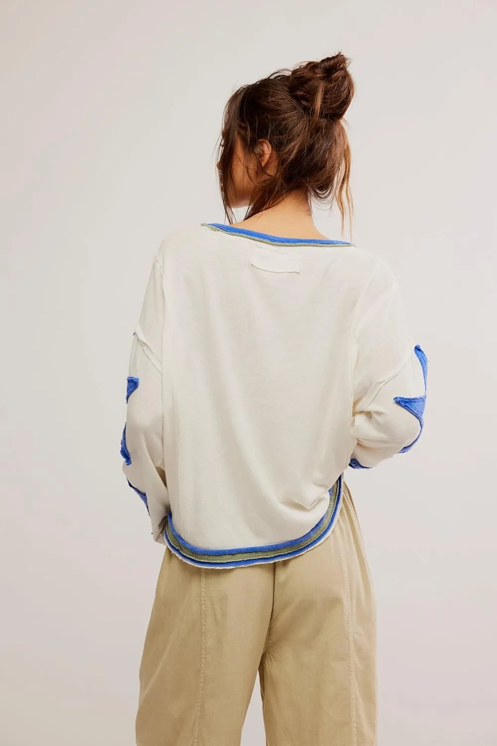 Amiblvowa Y2k Womens Vintage Graphic Crewneck Oversized Sweatshirt Long Sleeve Drop Shoulder Shirts Tops Preppy 90s Clothes