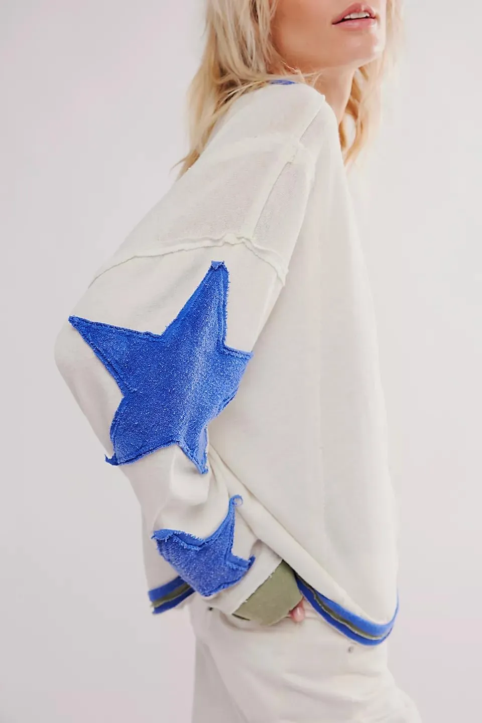 Amiblvowa Y2k Womens Vintage Graphic Crewneck Oversized Sweatshirt Long Sleeve Drop Shoulder Shirts Tops Preppy 90s Clothes
