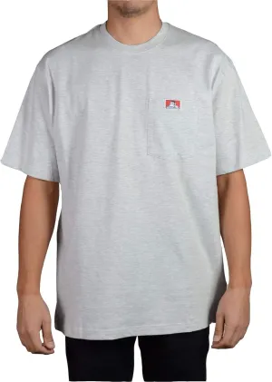 Ben Davis Men's Classic Label Short Sleeve Heavy Duty T-Shirt
