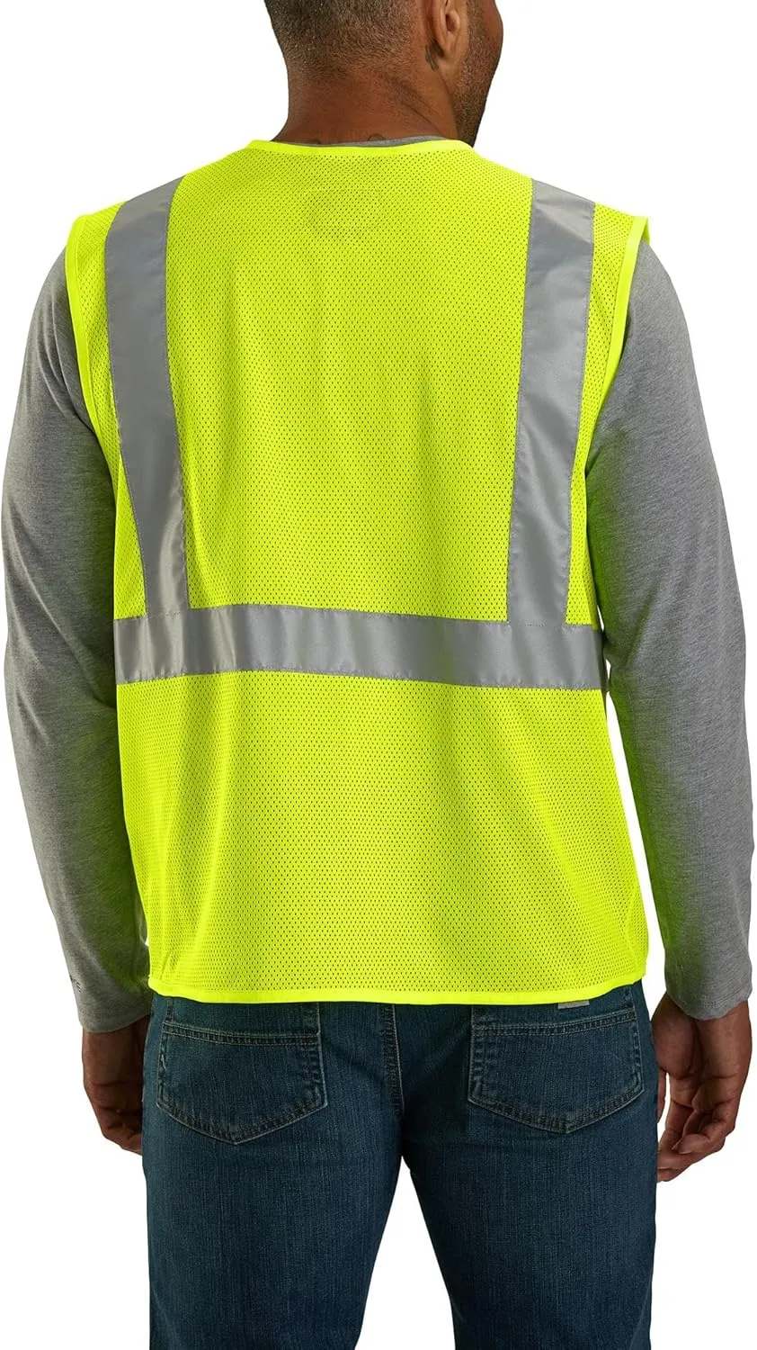 Carhartt Men's 106171 High-Visibility Mesh Multi-Pocket Class 2 Vest
