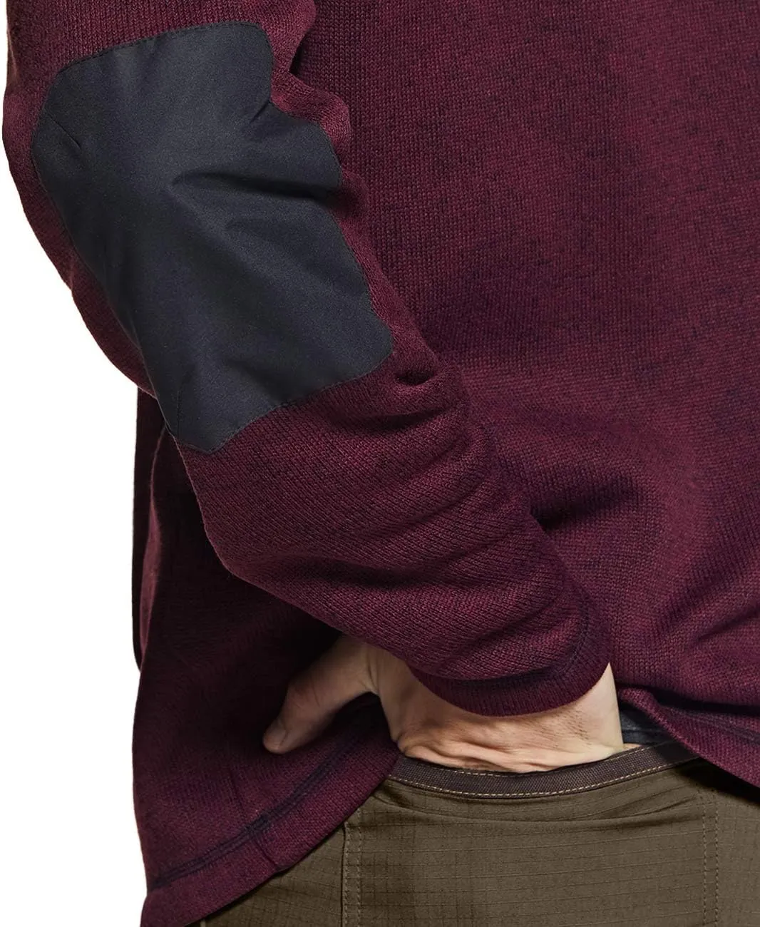 CQR Men's Thermal Fleece Half Zip Pullover, Winter Outdoor Warm Sweater, Lightweight Long Sleeve Sweatshirt