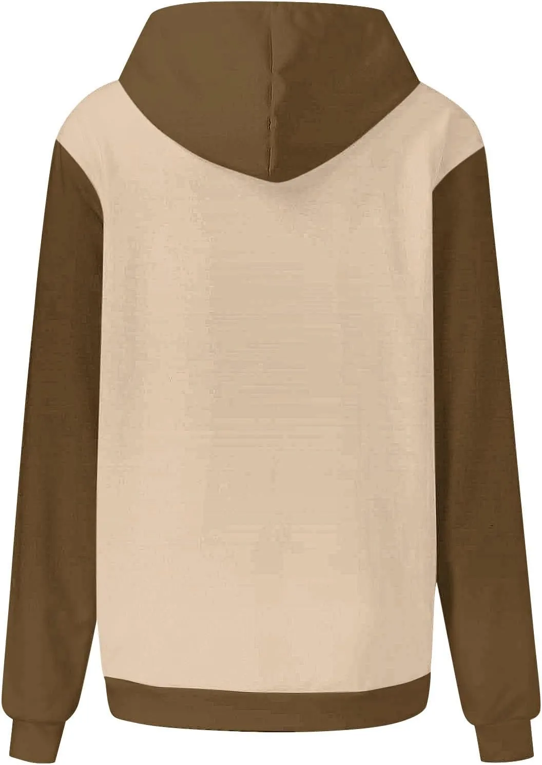 Dademeo Women's Oversized Sweatshirt Casual Long Sleeve Color Block Hooded Pullover Tops Loose Fit Sports Hoodies with Pocket