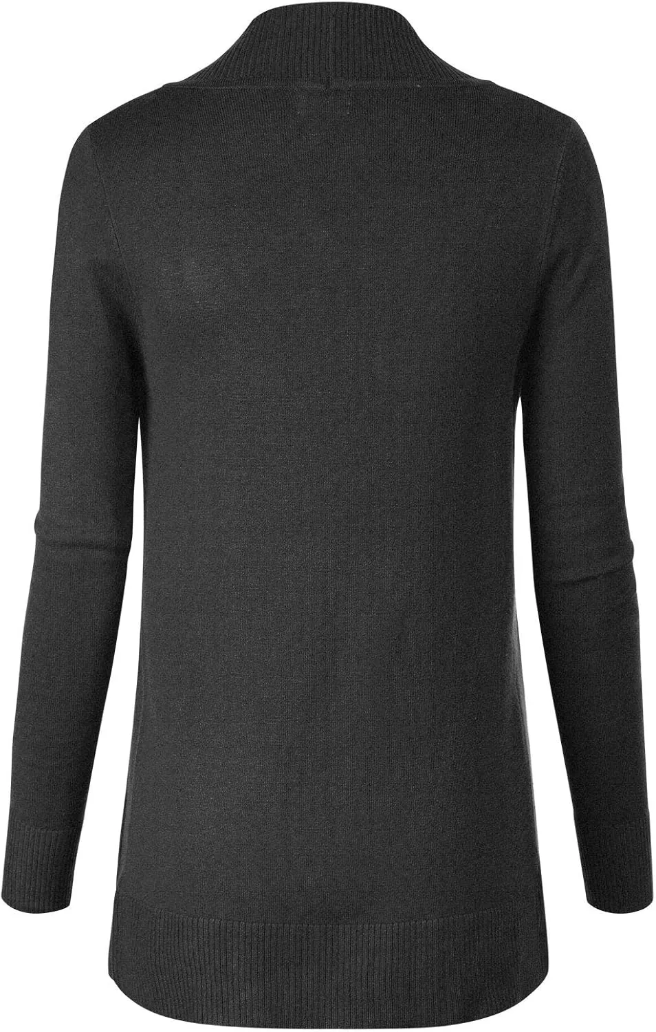 Design by Olivia Women's Open Front Long Sleeve Classic Knit Cardigan