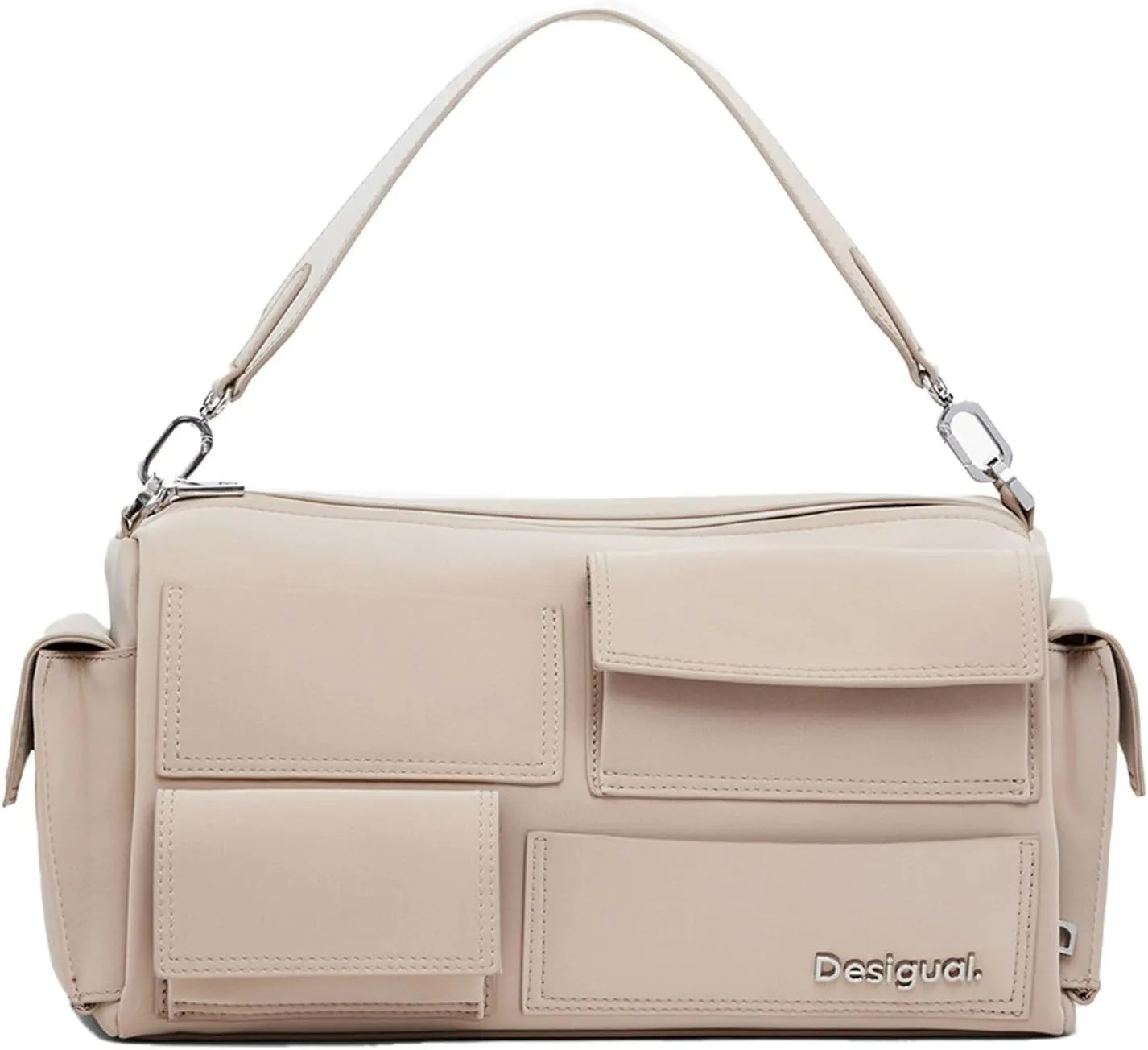 Desigual Multi-Pocket Elongated Bag