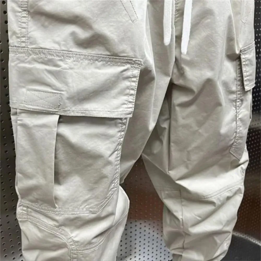 Dvbfufv Man Cargo Pants Men Multipockets Joggers Man Multi Pocket Trousers Men Harajuku Oversize Harem Pants