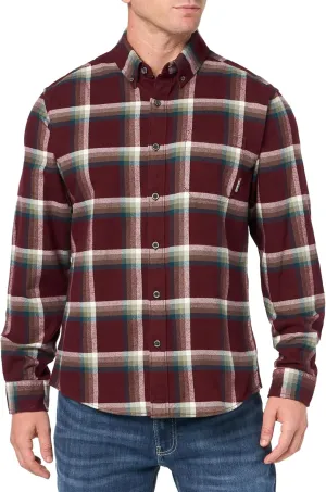 Eddie Bauer Men's Classic Fit Favorite Long-Sleeve Flannel Shirt