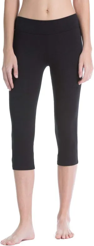 Fishers Finery Women's Ecofabric Classic Athletic Workout Yoga Capri