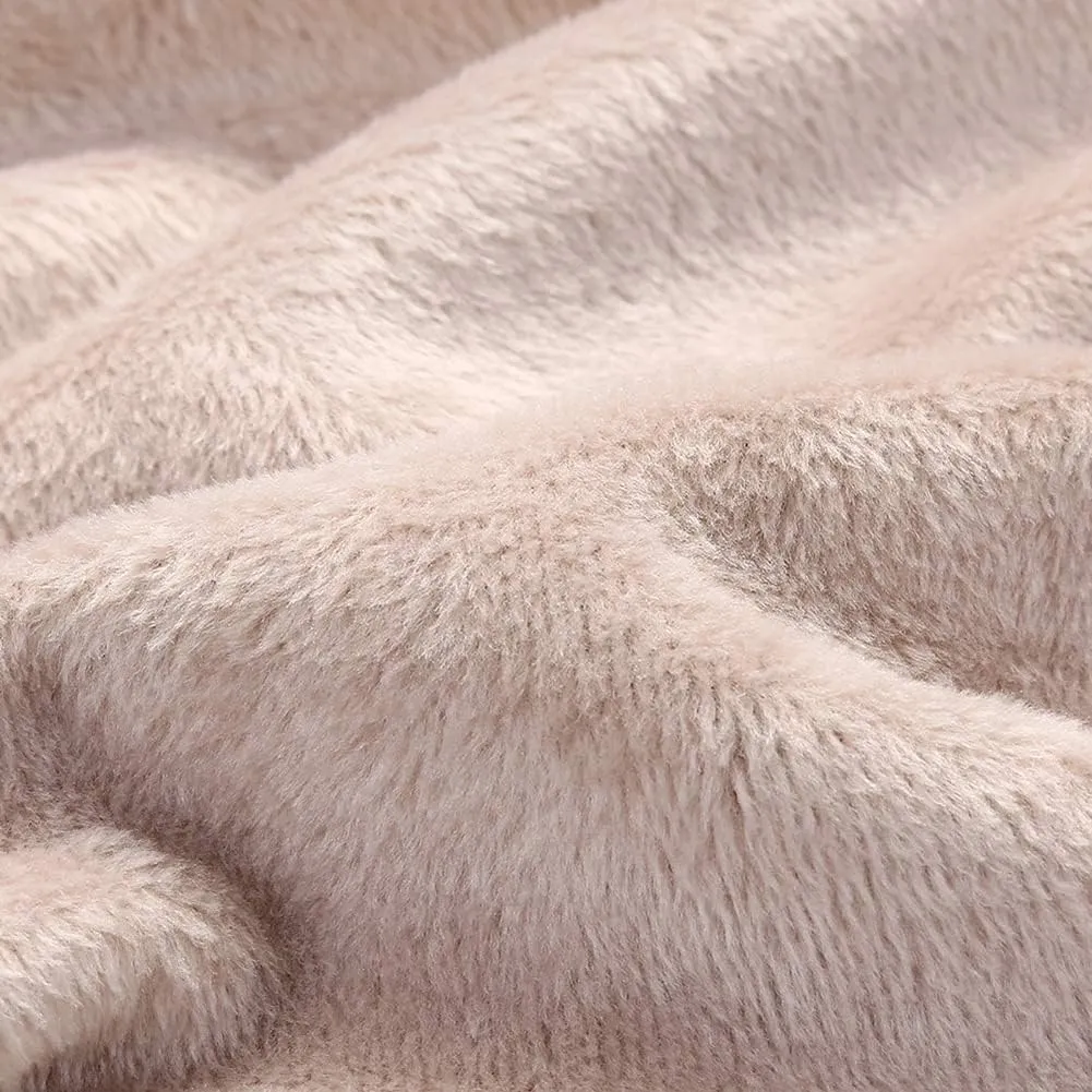 Fleece Lined Long Skirts for Women Casual Warm Elastic Waist Winter Maxi Aline Skirts
