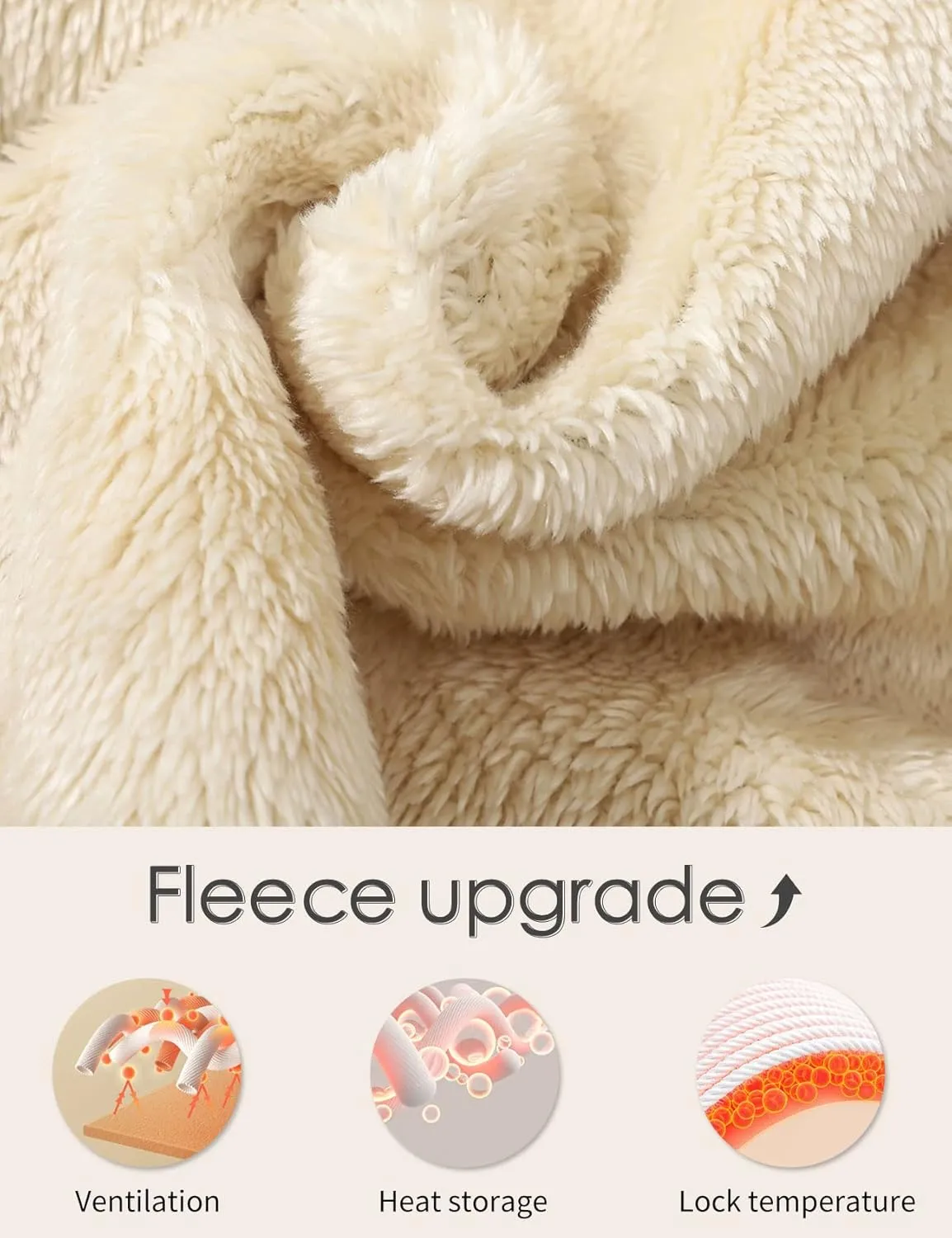 Gihuo Women's Winter Coat Sherpa Lined Zip Hoodie Long Sweatshirt Warm Fleece Lining Heavyweight Hooded Jacket