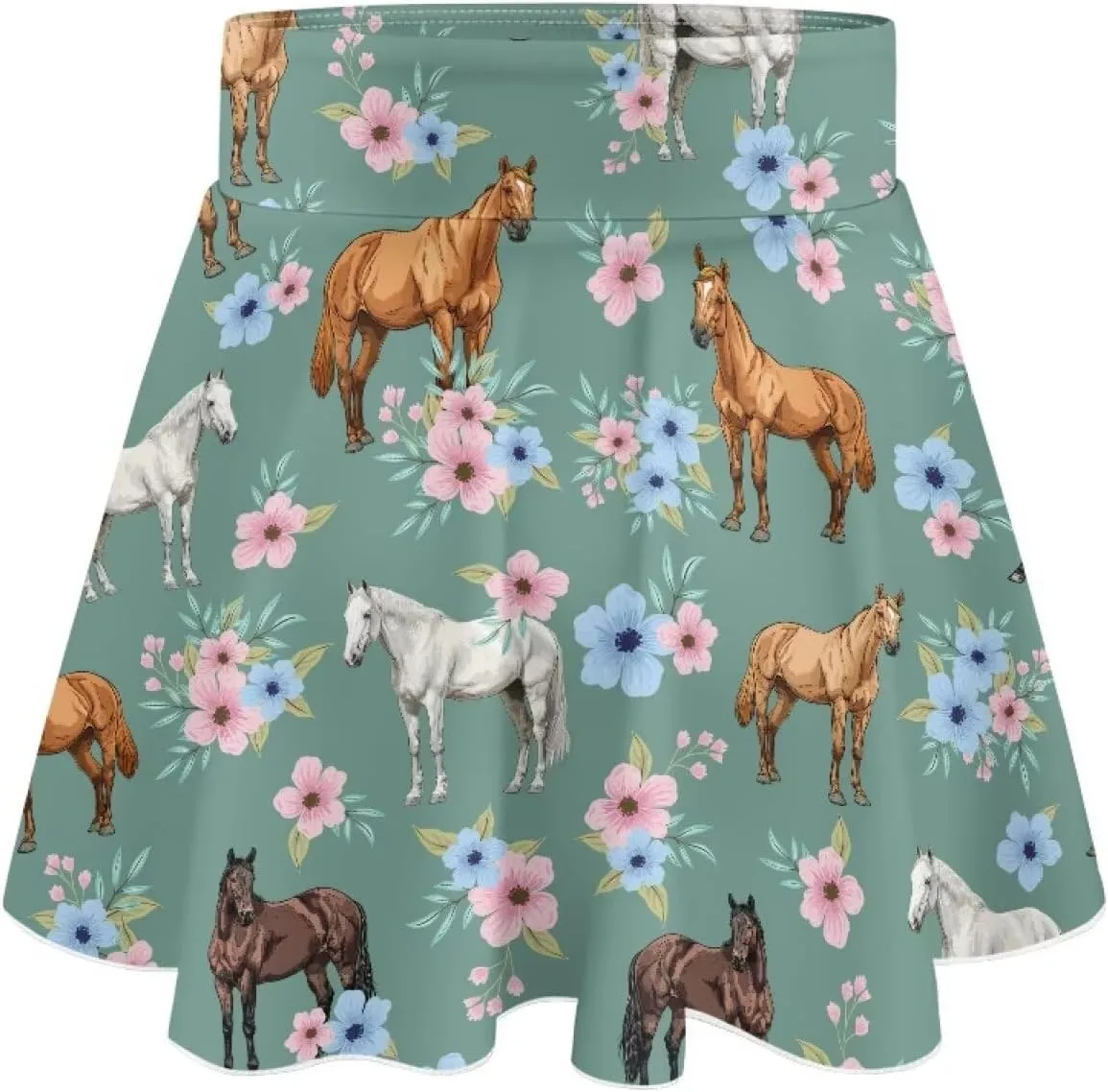 Girls Pleated Skirt with Shorts for Yoga Golf Running Dancing Tennis Elastic Waist with Pockets
