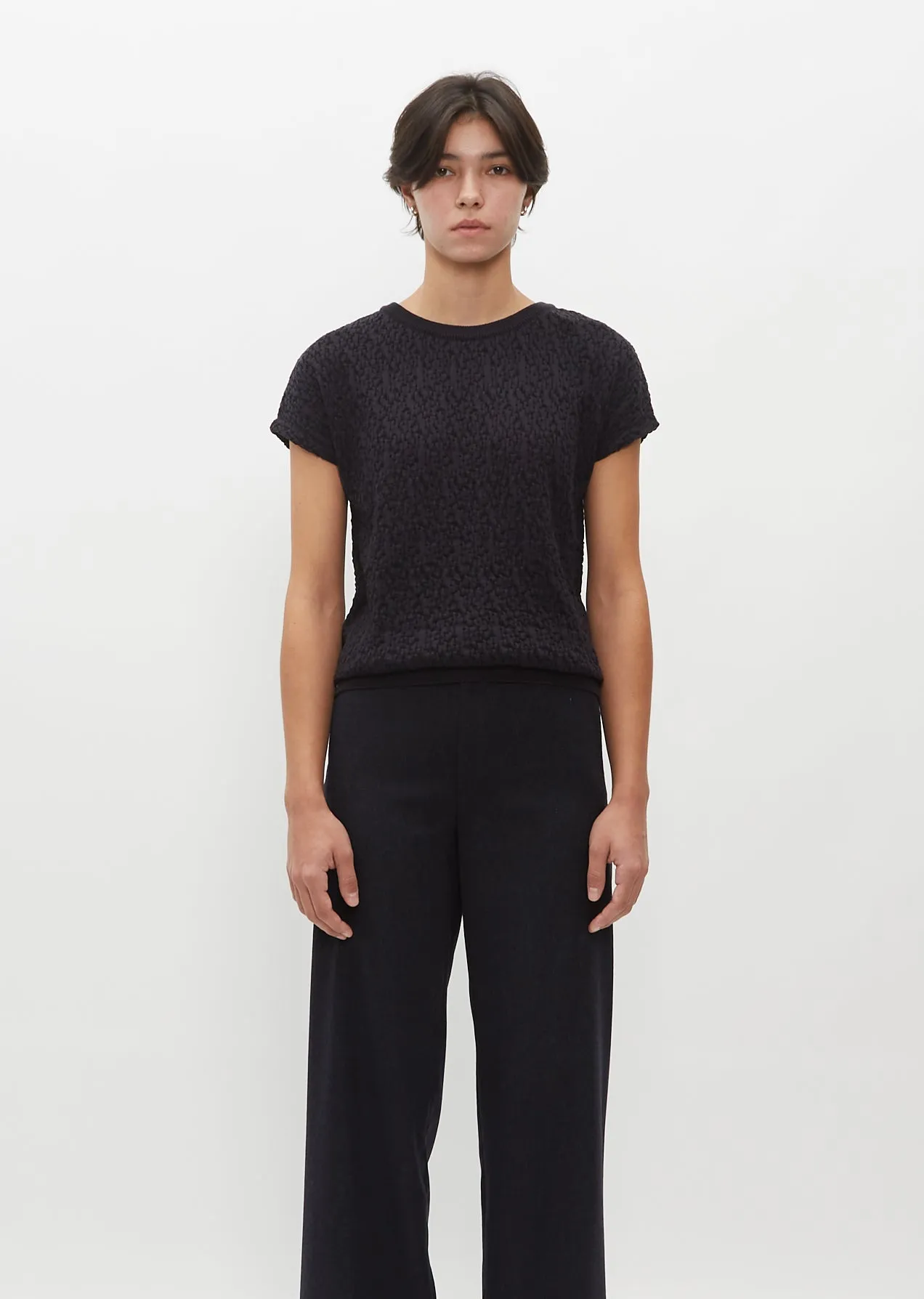 Gravity Wool & Cotton Knit Top