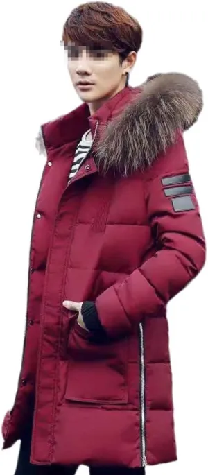 Haitpant Winter Thick Men's Slim Cotton Jacket Students Trend Coat Down Cotton Padded Warm Parkas