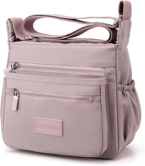 Handbags for Ladies Multi Pocket Purses for Women Messenger Shoulder Cross-body Bag
