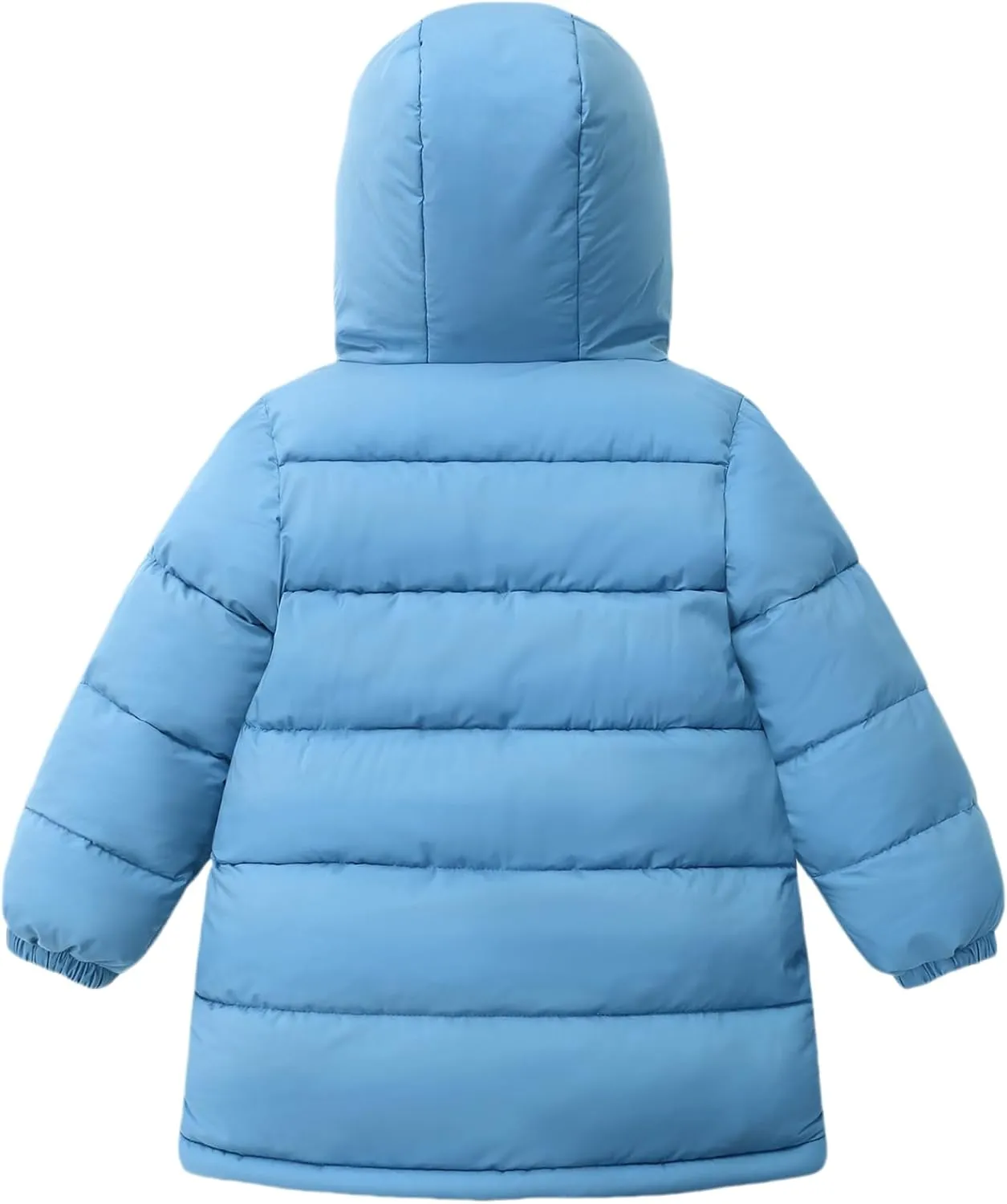 Happy Cherry Boys&Girls Long Down Jacket Lightweight Winter Warm Puffer Hooded Coat 4-12Y