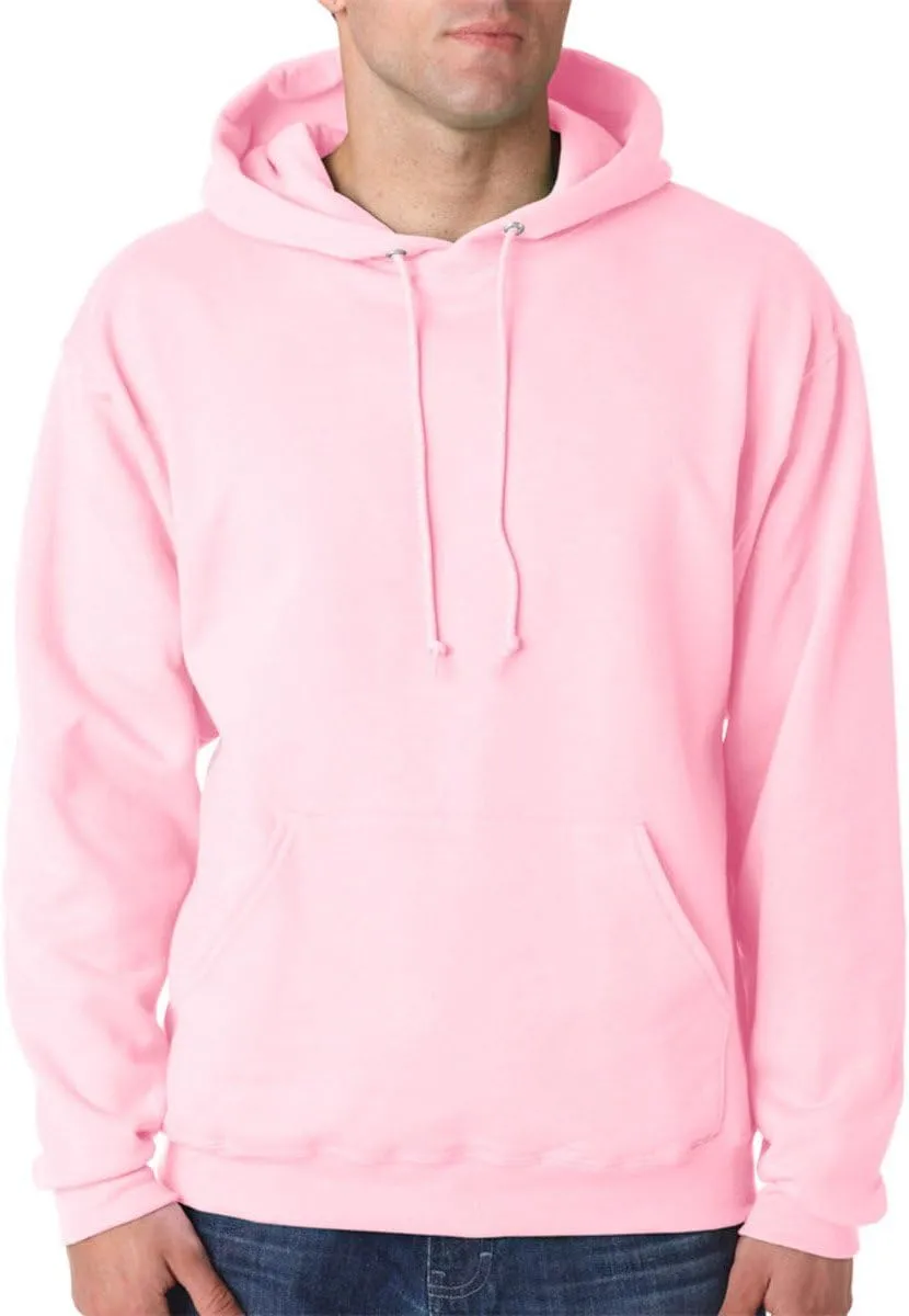 Jerzees 8 oz. NuBlend 50/50 Pullover Hood, Classic Pink - Large