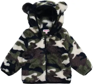 JESKIDS Toddler Girls Boys Fleece Hoody Jacket Zip Up Teddy Coat Warm Winter Outwear