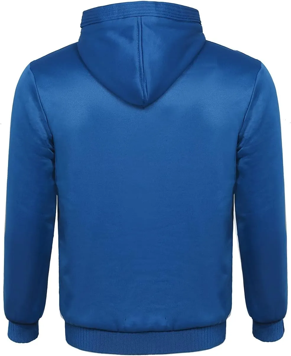 JiangWu Womens Fashion Horn Button Fleece Thicken Coat with Hood Winter Warm Jacket