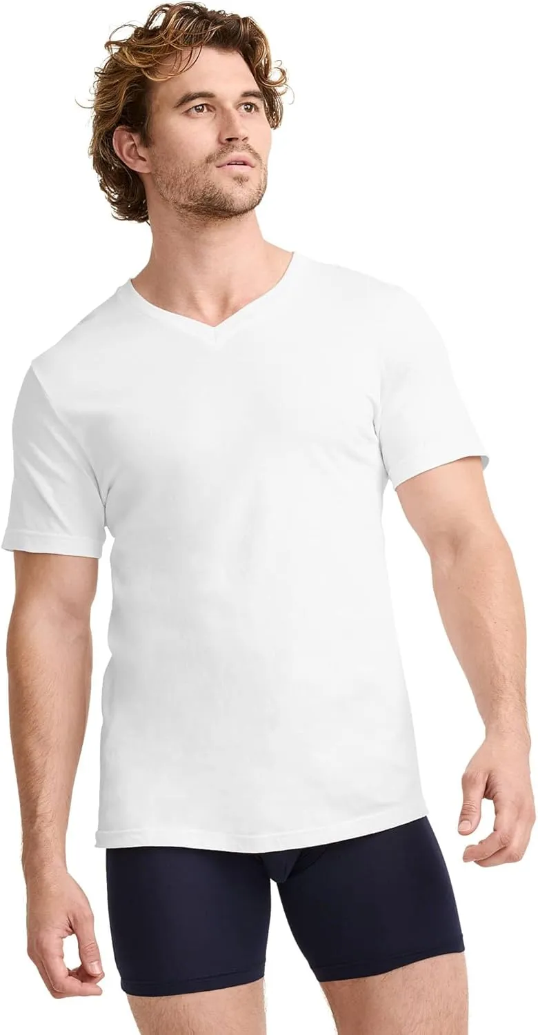 Jockey Men's Undershirt Big Man Classic V-Neck Undershirt - 2 Pack