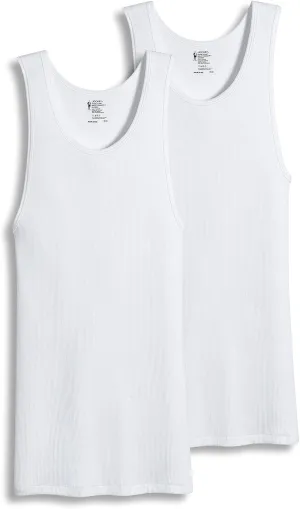 Jockey Men's Undershirt Tall Man Classic A-Shirt Tank - 2 Pack