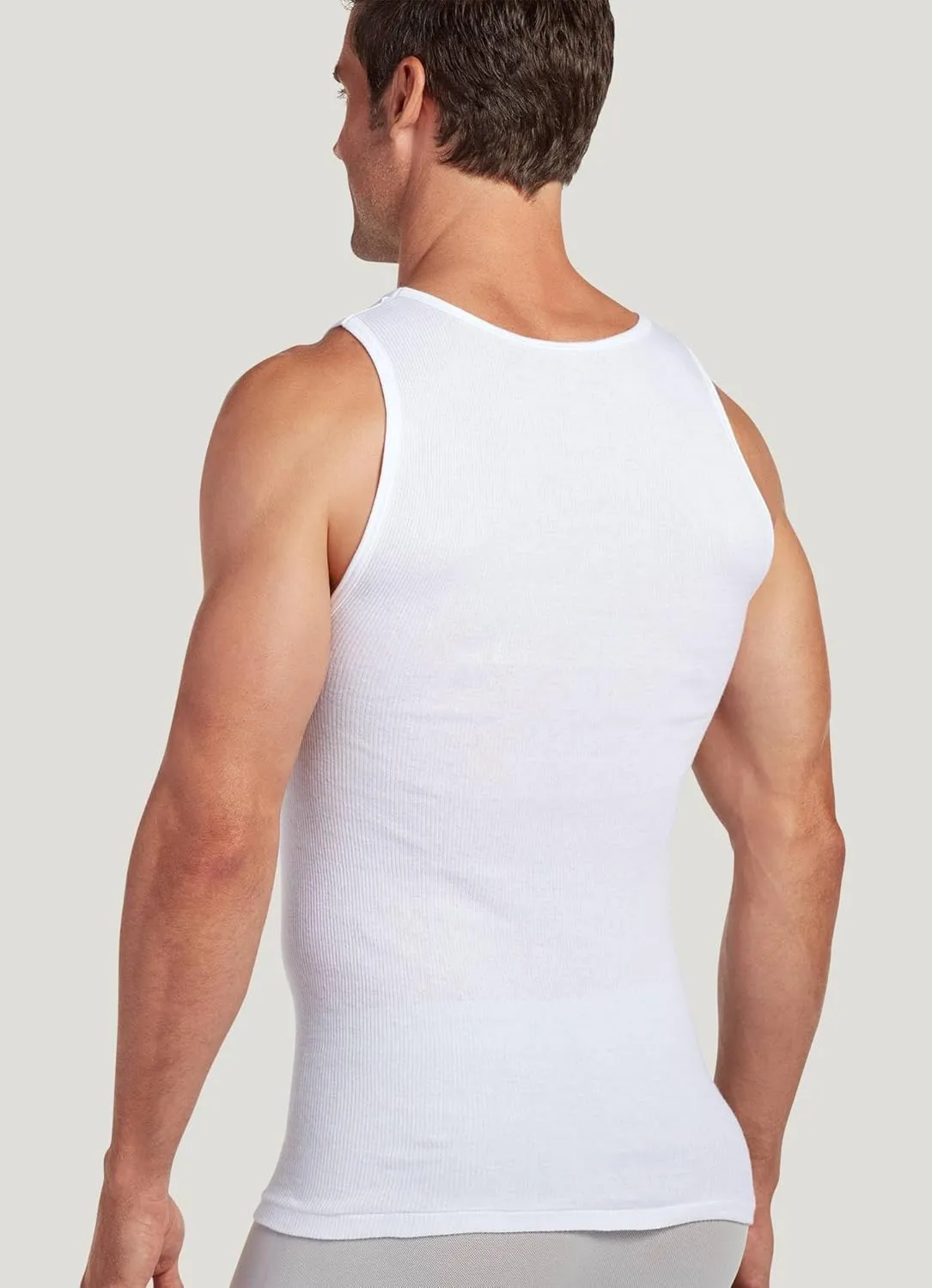 Jockey Men's Undershirt Tall Man Classic A-Shirt Tank - 2 Pack