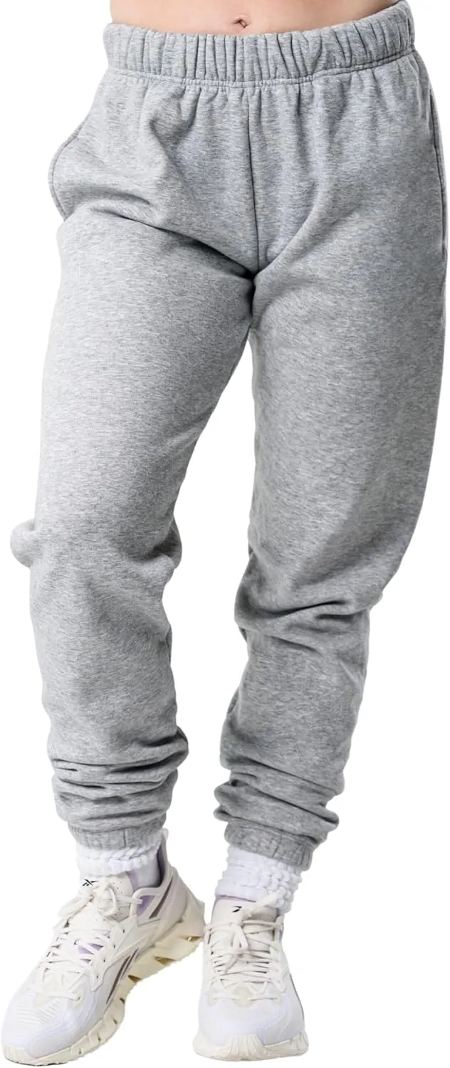 Kamo Fitness CozyTec High-Waisted Sweatpants for Women Baggy: Comfy Lounge Pants with Pockets Crafted from Soft Thick Fleece