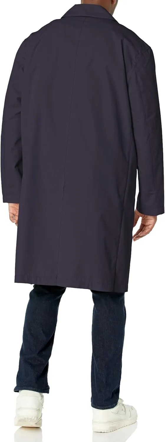 Lacoste Men's Long Sleeve Front Pocket Trench Coat