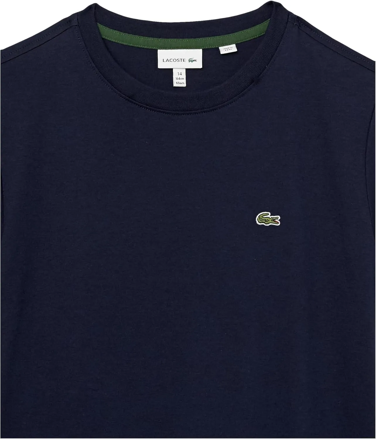 Lacoste Short Sleeve Crew Neck Classic Cotton T-Shirt