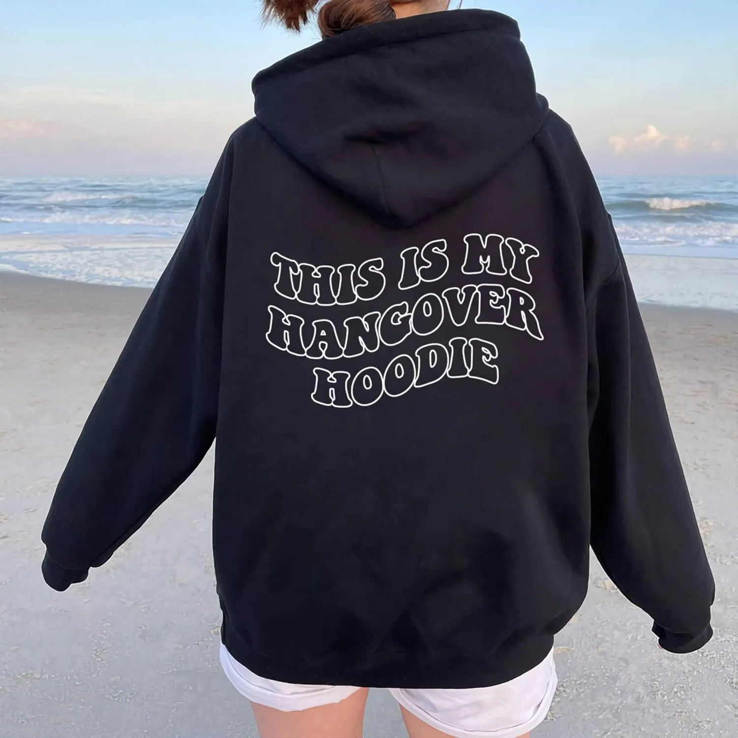 LASFOUR Have A Good Day Hoodies With Sayings On Back for Teen Girls, Trendy Sweatshirts for Teen Girls, Preppy Sweatshirts