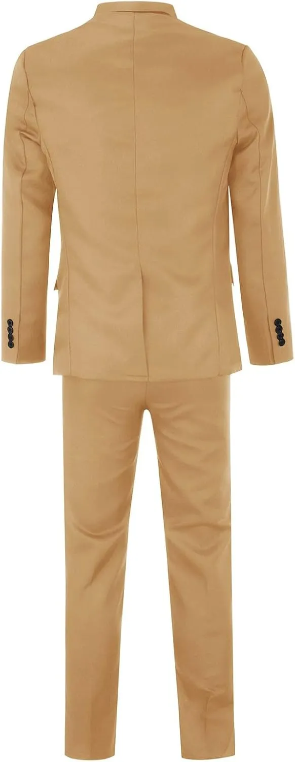 LCMTWX Men'S Suits 2024 3 Suit Business Wedding Party Jacket Vest & Pants Coat Blue Suit For Men Suit Separates For Men
