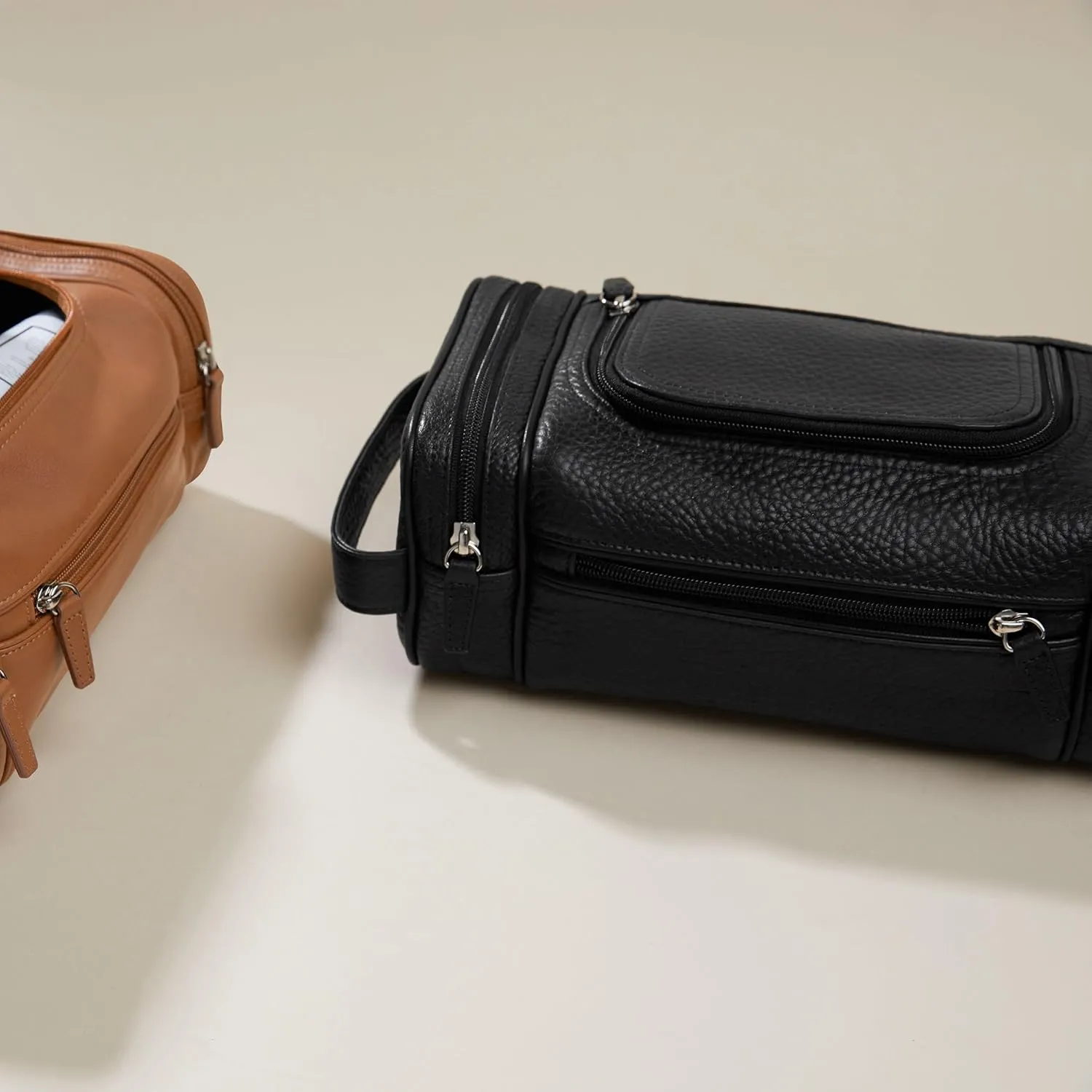 Leatherology Multi Pocket Toiletry Bag