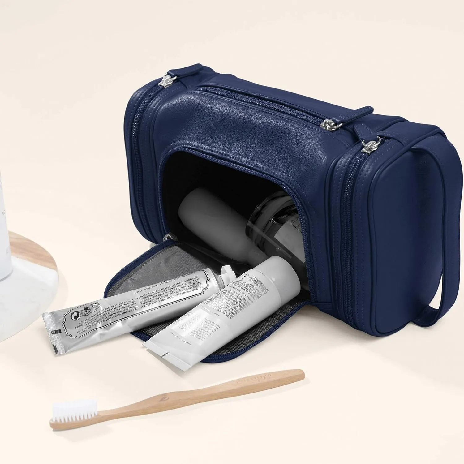 Leatherology Multi Pocket Toiletry Bag