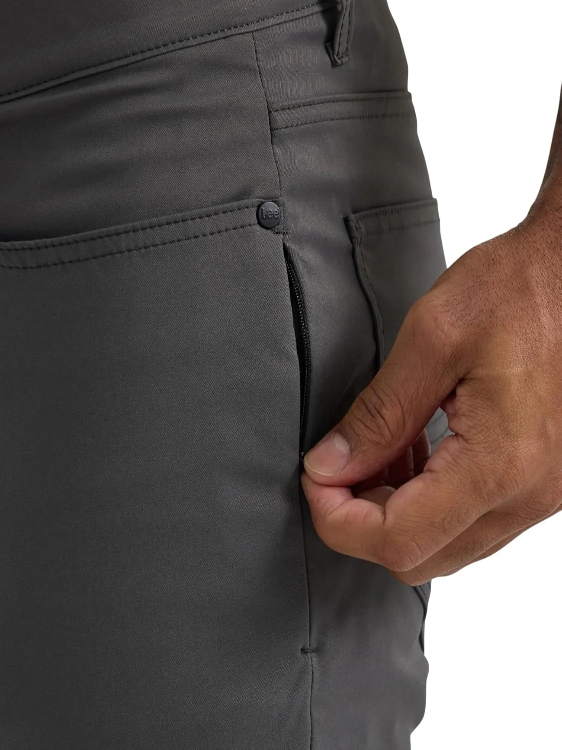 Lee Men's Extreme Motion Performance 5 Pocket Regular Straight Pant