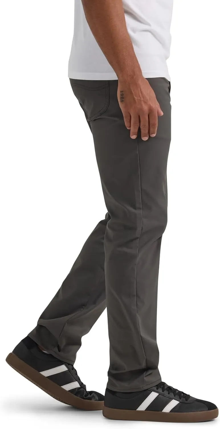 Lee Men's Extreme Motion Performance 5 Pocket Regular Straight Pant