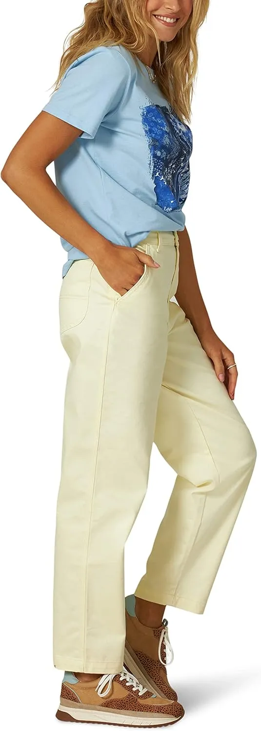 Lee Women's High Rise Chetopa Flat Front Chino Pant