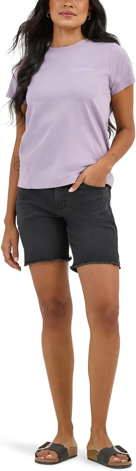Lee Women's Legendary 7" Side Slit Denim Short