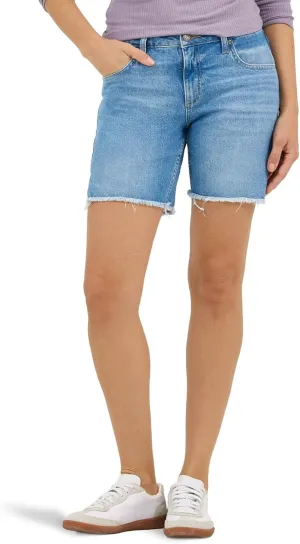 Lee Women's Legendary 7" Side Slit Denim Short