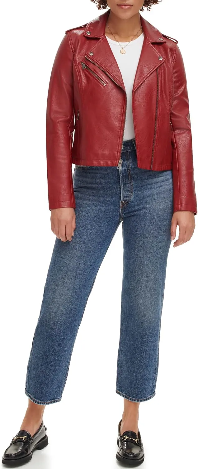 Levi's Women's The Classic Faux Leather Moto Jacket (Regular & Plus Size)