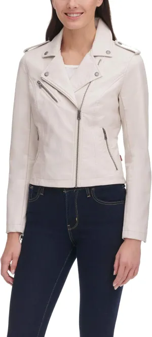 Levi's Women's The Classic Faux Leather Moto Jacket (Regular & Plus Size)