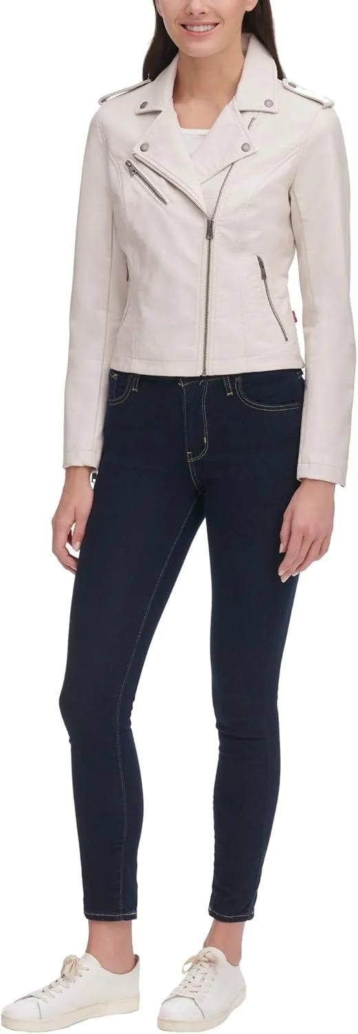 Levi's Women's The Classic Faux Leather Moto Jacket (Regular & Plus Size)
