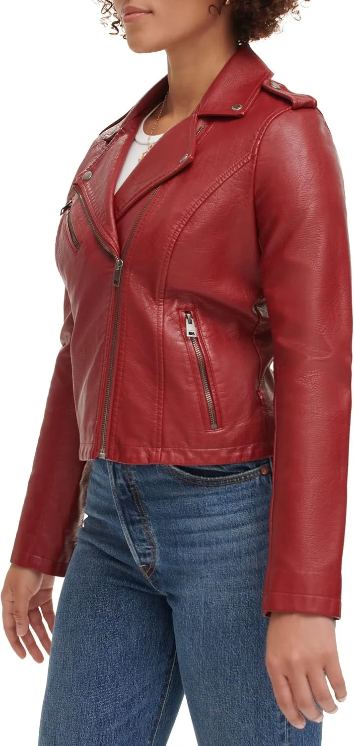 Levi's Women's The Classic Faux Leather Moto Jacket (Regular & Plus Size)