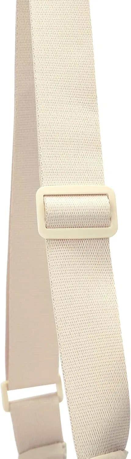 Lightweight Nylon Crossbody Bag for Women & Men - Multi-Pocket Moon Dumpling Sling Bag