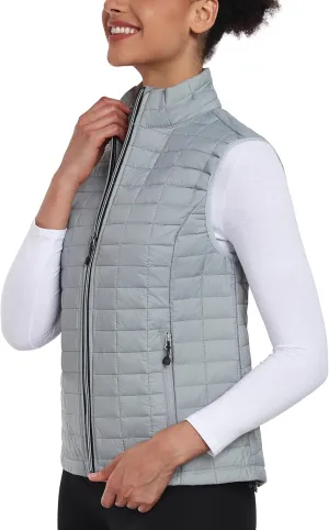 Little Donkey Andy Women's Puffer Vest, Lightweight Warm Sleeveless Jacket for Hiking Travel Golf
