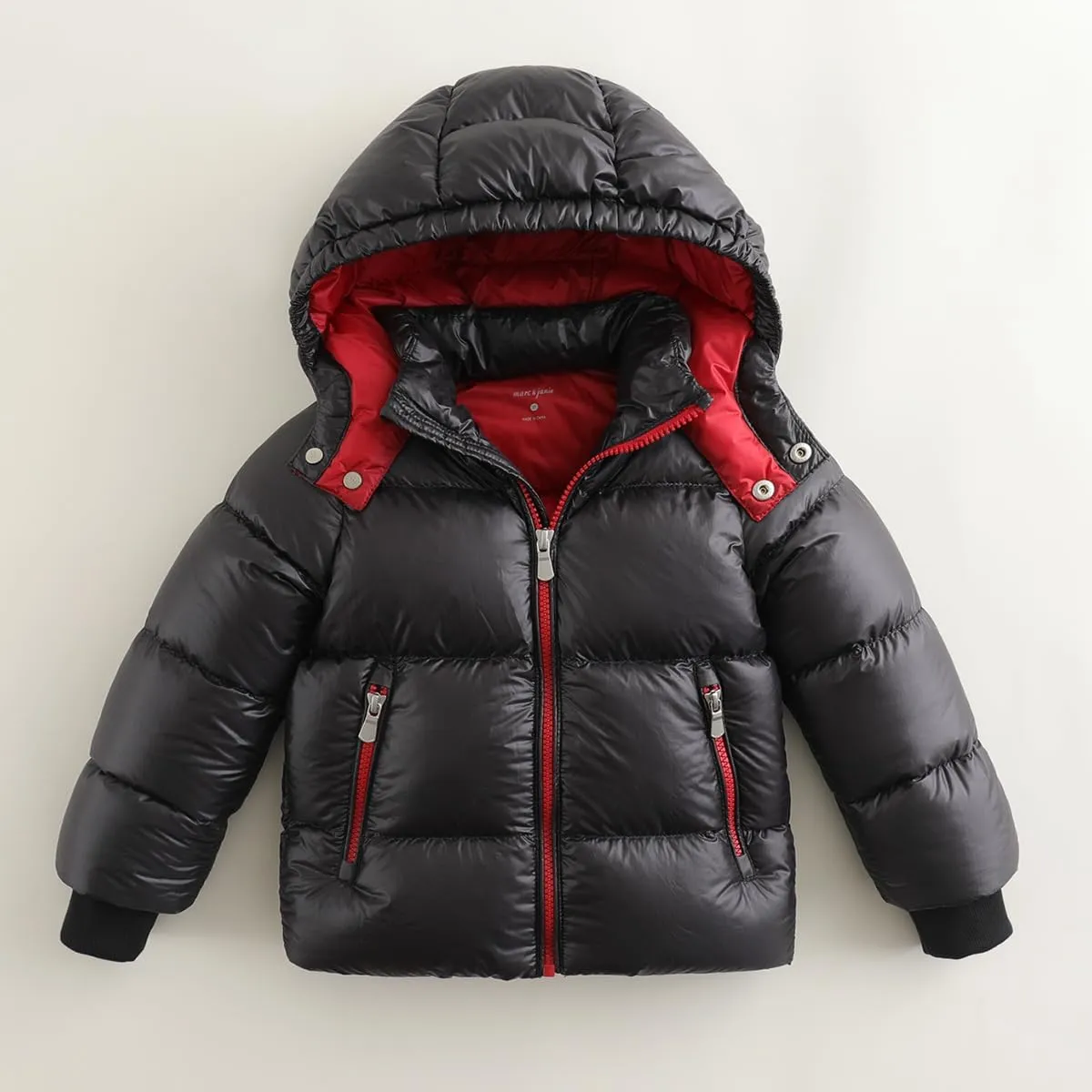 marc & janie Boys Ultralight Long Sleeve Down Jacket Hooded Warm Coat Winter Tops 213685