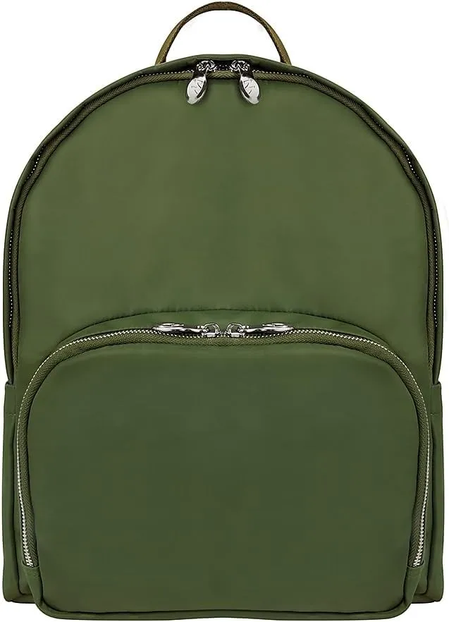 McKlein 15" Nylon Classic U Shape Laptop Backpack- NEOSPORT- Green