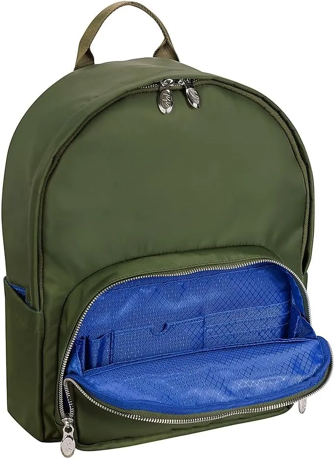 McKlein 15" Nylon Classic U Shape Laptop Backpack- NEOSPORT- Green