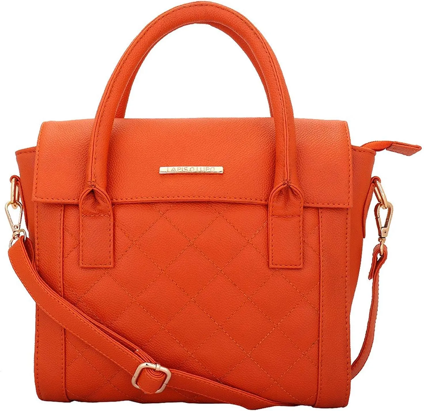 Melon Women's Handbag Orange Designer Satchel bags with Multi Pocket