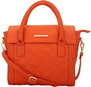 Melon Women's Handbag Orange Designer Satchel bags with Multi Pocket